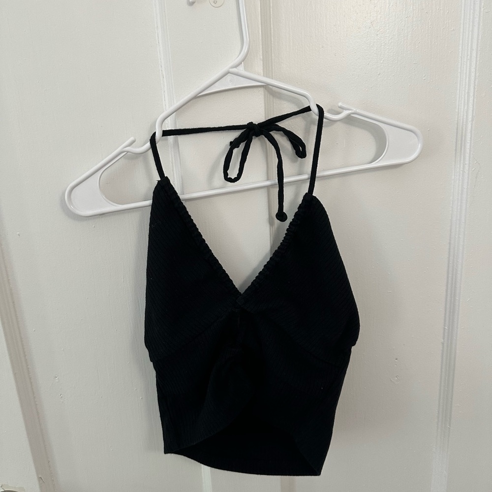 Black tank top